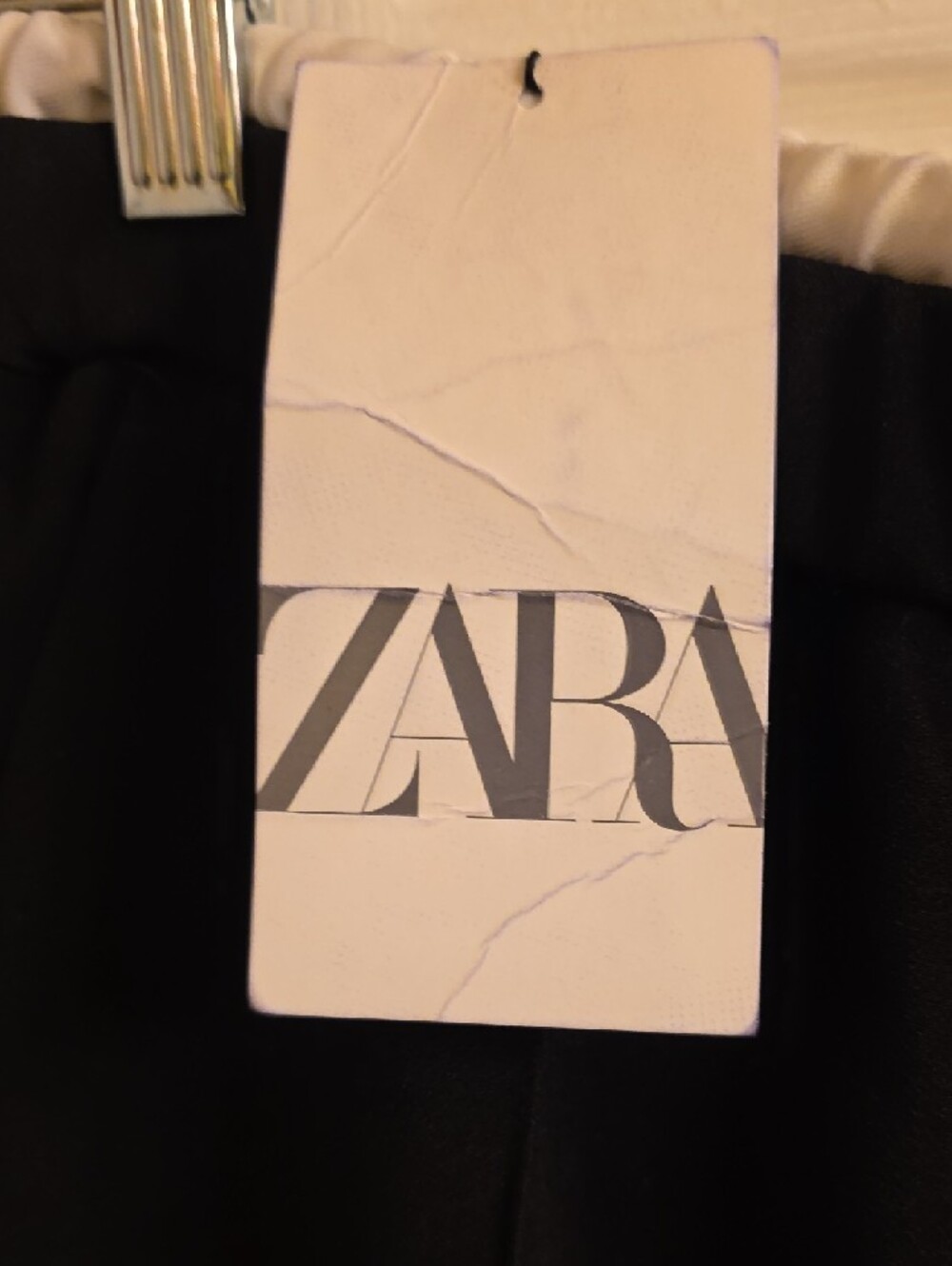 ZARA Navy Jogger Sweatpants with White Drawstring - Picture 2 of 9